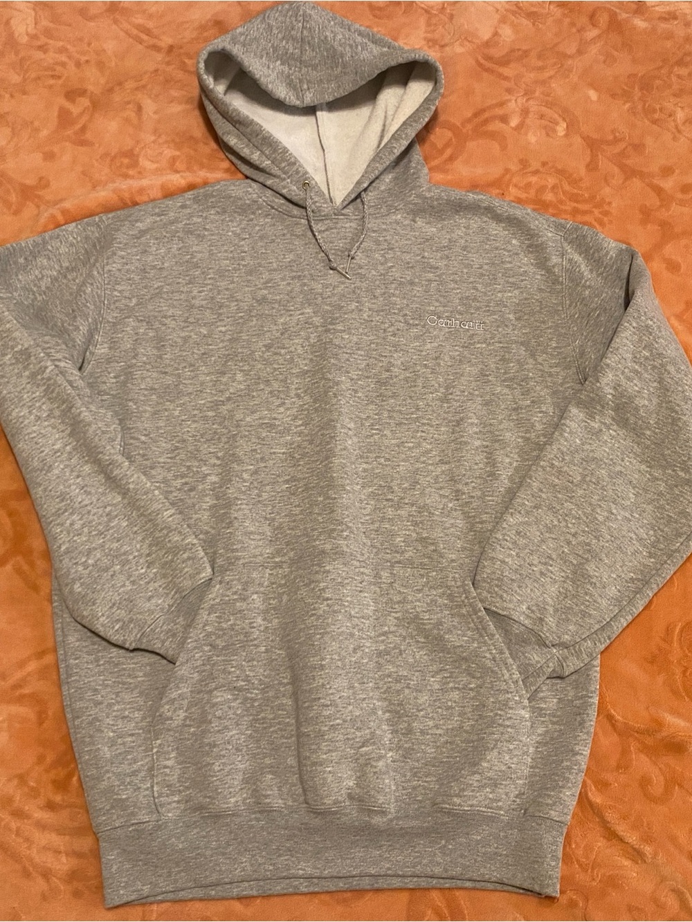 Carhartt K121 Midweight Hooded Pullover Sweatshirt - Heather Gray - Men's M